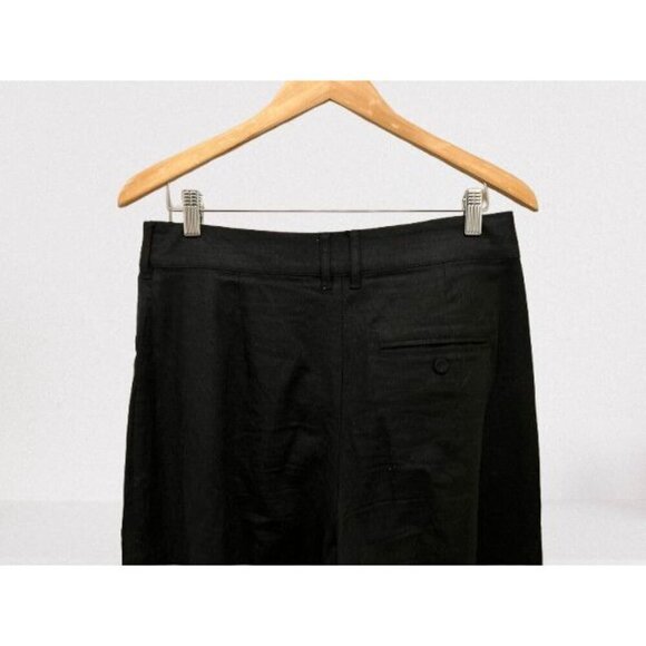 TANYA TAYLOR Wide Leg Linen Blend Pants Lined High Waist Size 8 - Picture 8 of 11